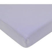 American Baby Co. Cotton Supreme Jersey Knit Fitted Crib Sheet, Lavender