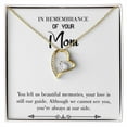 thumbnail image 4 of To Mom Remembrance Message Always at Our Side White Forever Necklace w Message Card, 4 of 7