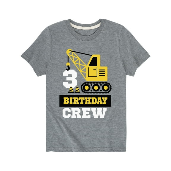Instant Message - Birthday Crew 3 - Toddler Short Sleeve Tee