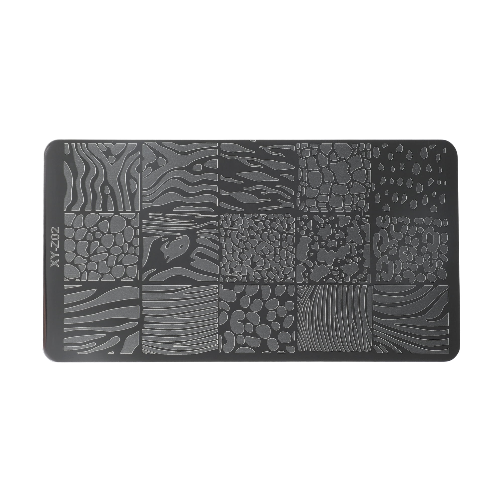 TOMY  ネールアート Unique Bargains 1 Pc Colorful Nail Art Stamp XY-Z19 Silver Tone