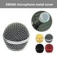 thumbnail image 2 of 1PC Replacement Head Steel SM58A Meshes Handheld Microphones Grills Meshes Head for 57A 58A 87A 845S 945, 2 of 8