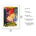 thumbnail image 2 of The Lady From Shanghai (La Signora Di Shanghai) Starring Rita Hayworth - Vintage Italian Film Movie Poster by Anselmo Ballester c.1947 - Bamboo Fine Art 290gsm Paper Print (Unframed) 24x32in, 2 of 4