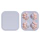 thumbnail image 1 of Bandejas para cubitos de hielo, linda máquina para hacer cubitos de hielo con forma de pata de gato con tapa, material de silicona, herramienta de bricolaje perfecta para el pudín de frutas, 1 of 8