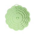 thumbnail image 2 of GROWTH TANK 5 Pieces Silicone Lids Replacement Reusable 5 Sizes Microwave Splatter Cover for green, 2 of 9