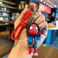 thumbnail image 2 of Figuras de acción de los vengadores, llaveros de Marvel, Spiderman, Capitán América, bolsa colgante, regalos de cumpleaños（MV06，, 2 of 5