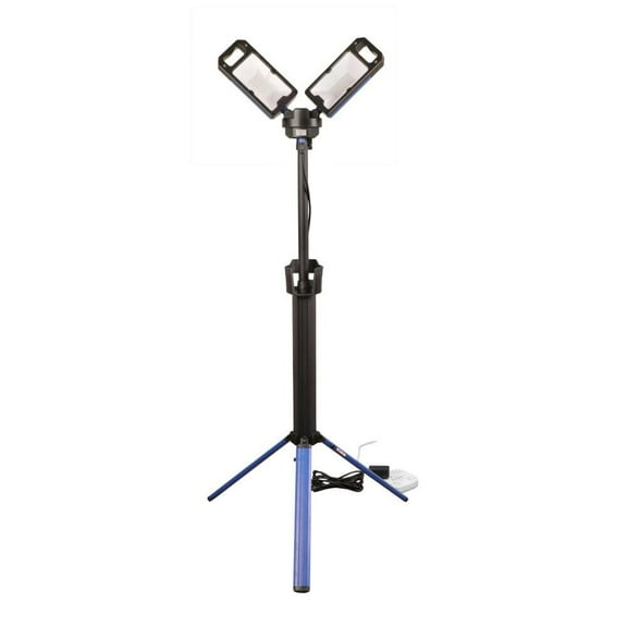 Voltec 5000 Lumen Tripod Work Light Led Dual Head Rechargeable