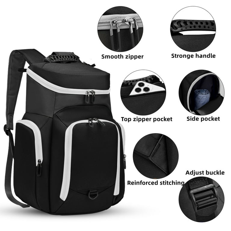 Kabuer Sports Bag, Basketball Backpack with Ball Holder and Shoes