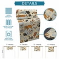 thumbnail image 6 of Rustic Cat Table Runner 72 Inches, Funny Cute Fish Leaves Bubble Bed Runner Dresser Scarves Tabletop for Indoor Outdoor Parties/Ceremony/Banquet, 16" x 72", 6 of 9