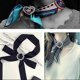 thumbnail image 1 of KAIYANG Juego de 2 presillas para bufandas, presillas para bufandas, soporte para flash, seda (oro + plata), estilo multicolor 1, 1 of 3
