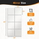 thumbnail image 3 of Espejo de pared Delma Home Gym de 30 x 30 cm, 8 unidades, sin marco, 3 of 7