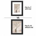 thumbnail image 2 of Scholartree 8 x 10 Wood Picture Frames Set of 2- Front Loading Basic Tabletop Picture Frame, Black, 2 of 5
