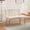 Beige&silver, variant on Modern Tufted Velvet Dining Bench with Wing Back, 2-Seat, Nailhead Trim, Sturdy Stainless Steel Legs, Entryway Bench Small Upholstered Loveseat Sofa, 45.6''W x 22.7''D x 35.2''H (Blue&Silver)