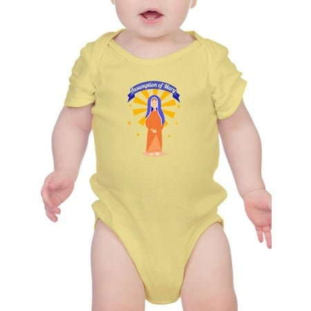 

Happy Assumption Of Mary Day Bodysuit Infant -Image by Shutterstock 12 Months