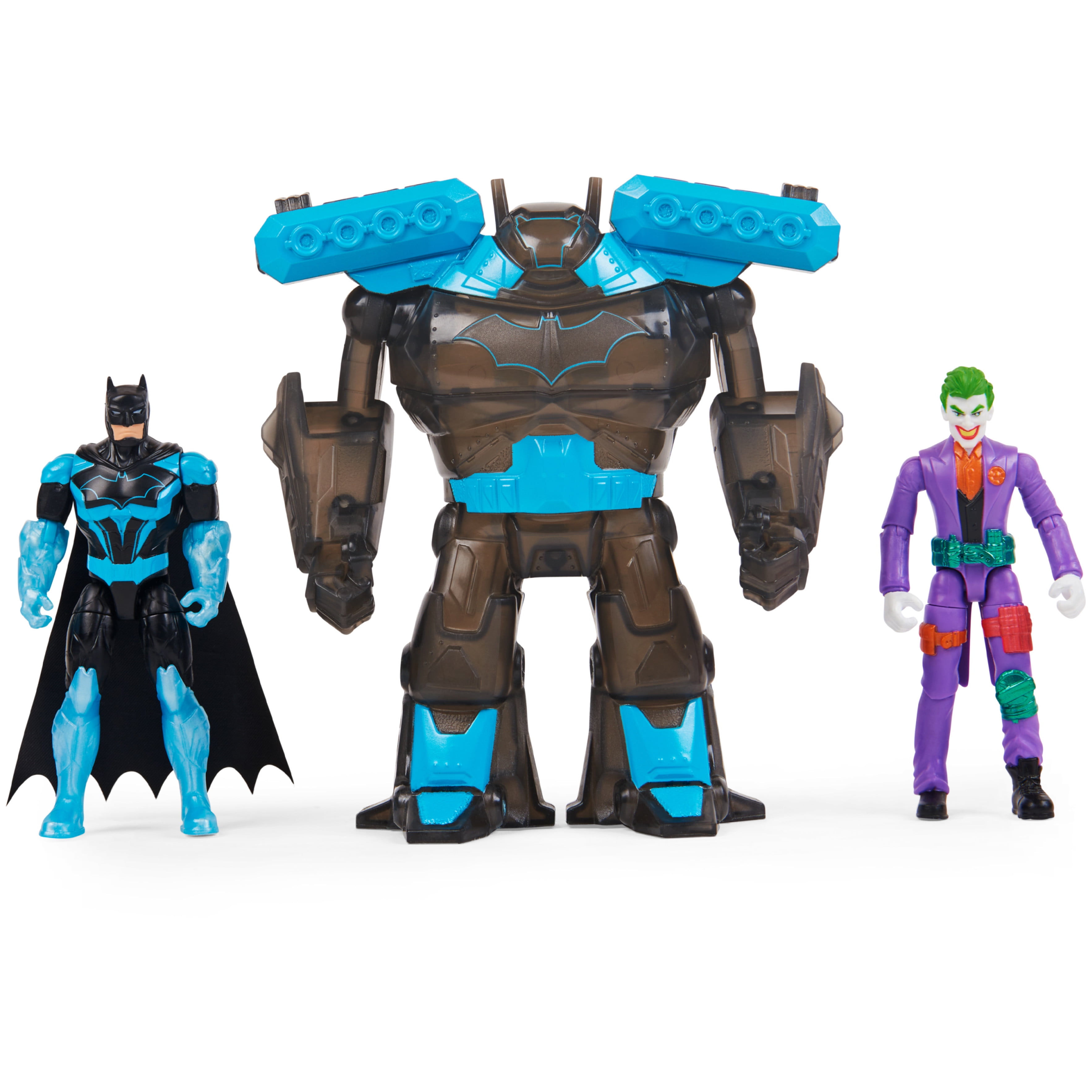 The Joker vs Batman Action Figure Set with Transforming Tech Armor DC Batman 
