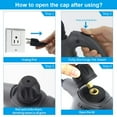 thumbnail image 6 of EAVE Handheld Steam Cleaner,12 in 1 Set Portable Steamer for Cleaning, with Steam Lock Button for Hands-free Steaming, Pressurized Hand Held Car Steamer for Furniture, Upholstery,Tile Grout, Home Use, 6 of 11