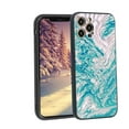 thumbnail image 1 of Compatible with iPhone 12 Pro Max Phone Case, Blue-Marble999 Case Silicone Protective for Teen Girl Boy Case for iPhone 12 Pro Max, 1 of 1
