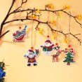 thumbnail image 3 of Colgante de diamantes de Navidad, Kit de mosaico DIY, árboles de Navidad, manualidades de doble cara, regalos para niños FLhrweasw Nuevo, 3 of 6