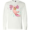 thumbnail image 3 of Inktastic Cute Axolotl Loves Tacos Long Sleeve T-Shirt, 3 of 5