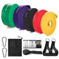 thumbnail image 1 of Abrenamiento LIXADA 5 Paquetes Pull up Bandas de Asistencia Conjunto de Bandas de Bucle de Resistencia Powerlifting Ejercio Bandas de Estiramiento Con Manijas de Espuma de, 1 of 7