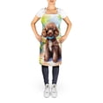 thumbnail image 2 of Chocolate Poodle Spring Path Apron 27 in x 30 in, 2 of 5