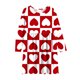 thumbnail image 3 of Vestido de manga larga con cuello redondo para niñas, vestido elástico de manga larga, corte A, estilo patinador con volantes, vestido de recital escolar, vestido de manga larga con cuello redondo par, 3 of 6