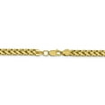 thumbnail image 4 of 14K Yellow Gold 5.00mm Semi-solid Diamond Cut Wheat Chain 26 Inch, 4 of 6