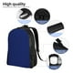 thumbnail image 5 of Disketp Navy Blue Mochila Unisex de Apertura Lateral Completa, Mochila para Laptop para Escuela, Trabajo y Viajes, 5 of 8
