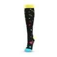 thumbnail image 4 of SGFCWSX Athletic Socks for Men,Knee-High Cartoon Running Fitness Outdoor Compression Socks Black L, 4 of 6