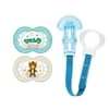MAM Pearl Pacifier and Clip Value Pack, 16+ Months, Boy, 3 Pack
