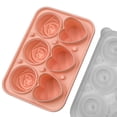 thumbnail image 2 of Molde de Hielo de ma de Corazón de Rosas de Silicón - Flexible y Resistente con Tapadera Embudo Incluida, 2 of 11
