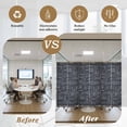 thumbnail image 5 of Mathematics Equations Window Privacy Film, Blackboard Math Numerical Geometric Static Cling UV Sun Blocking Heat Control Window Tint Day and Night, Non-Adhesive One Way Privacy Cover 17.7''x78.7'', 5 of 7