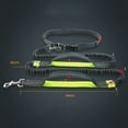 thumbnail image 1 of Dog Leash Reflective Drawstring Telescoping Double Elastic Strong and Sturdy Multifunction Run Pet Supplies Dog Leash, 1 of 5