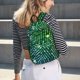 thumbnail image 5 of Balery Green Disco Lights Mochila Clásica Impresa Básica para Viaje, Mochila Escolar Resistente al Agua, Mochila de Lona con Correas Ajustables-Medium, 5 of 5
