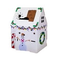 thumbnail image 5 of Easy Playhouse - Kids Art and Craft for Indoor and Outdoor Fun, Color, Draw, Doodle on this Blank Canvas – Decorate and Personalize a Cardboard Fort, 34" X 27" X 48" Age 3+, 5 of 7