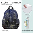 thumbnail image 3 of Celestial School Backpack Adjustable Padded Straps Chest Strap Water-Resistant Bookbag For Elementary Students, 3 of 6