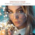 thumbnail image 4 of WORGEOUS 2pcs mujer gafas cadena de vidrio cadena espectáculo cadena chicas espectáculo decoración, 4 of 9