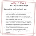 thumbnail image 6 of Apollo Tools Flashlight Mr. 7-Hands - DT1719, 6 of 12