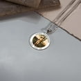 thumbnail image 3 of Saint Sebastian Religious Medal Color - 1 inch Size of a Quarter in Sterling Silver, 3 of 3