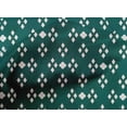 thumbnail image 4 of oneOone Cotton Cambric Teal Green Fabric Block Craft Projects Decor Fabric Printed By The Yard 42 Inch Wide, 4 of 4
