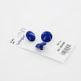 thumbnail image 2 of La Vogue Shank Button – Royal Blue, 15 mm, Polished Finish, 2 of 2