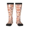 thumbnail image 1 of Fotbe Mushrooms2 Calcetas Divertidas Estampadas para Hombre y Mujer, Calcetas de Algodón hasta la Rodilla para Caminar, Correr, Enfermería y Embarazo, 1 of 6