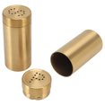 thumbnail image 3 of 2Pcs Salt and Pepper Seasoning Bottle Gold Spice Jar Seasoning Bottle Stainless Steel Rustproof Screw Open Top Seasoning Shaker Bottle for Salt Sugar Pepper - Gold, 3 of 6