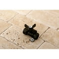 thumbnail image 2 of Kingston Brass CC44155ZX 1/2-Inch FIP x 1/2-Inch or 7/16-Inch Slip Joint Quarter-Turn Straight Shut-Off Valve in Oil Rubbed Bronze, 2 of 6