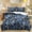 Camo Hunting Blue, variant on Qpednta Fire Wolf Duvet Cover Set, Bedding Comforter Cover Set, Soft Cozy Comforter Cover Including a Quilt Cover and Pillowcases for College Dorm Rental Apartment