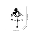 thumbnail image 6 of Kokovifyves Spring and Summer Decorations Weather Vane Decoration Roof Weather Vane Garden Courtyard Decoration, 6 of 9