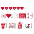 thumbnail image 3 of Creatine Valentine's Day Tiered Tray Valentine's Day Table Wooden Sign Decorations Tabletop Coffee Signs Heart Cup For Valentine's Day Party Home Kitchen, 3 of 9