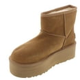 thumbnail image 1 of UGG Women's Classic Mini Platform Boots, Chestnut, 12, 1 of 6