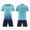 Sky Blue, variant on AWZXDE Boys Girls Children Football Sports Basketball Tracksuit Shorts T Shirt Sportswear Outdoor Activewear Set Blue,7-8 Years