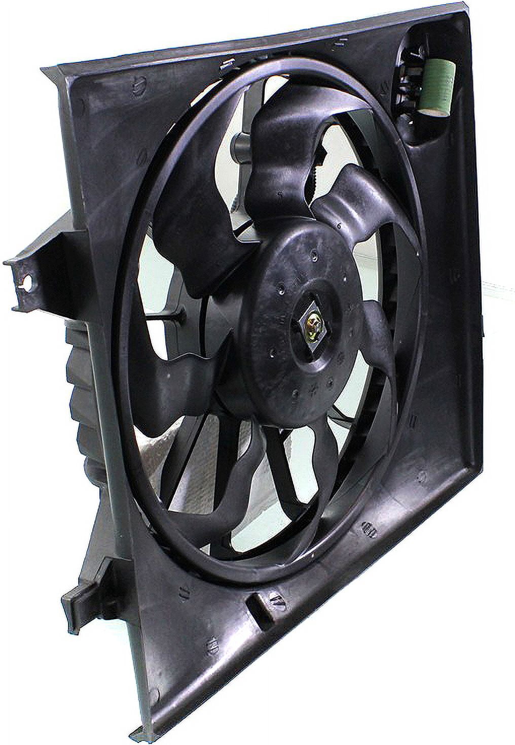 Replacement REPK160912 Cooling Fan Assembly Compatible with 2010-2011 Kia Soul Radiator