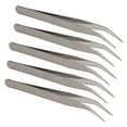 thumbnail image 4 of Point Tweezers, Bent Tweezers Portable  Corrosion Resistant Excellent Flexibility Multifunctional  for Electronic Repair for Jewelry Making, 4 of 7